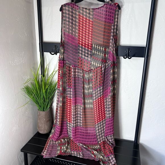 Anthropology sans souci bohemian cardigan duster sheer size large - Picture 5 of 10